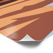 Nationalpark Zion Art Poster (Ecke)