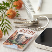 Nationalpark Zion Art Schlüsselanhänger (Vorderseite rechts)