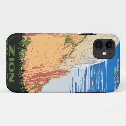 Nationalpark Zion Case-Mate iPhone Hülle (Rückseite (Horizontal))