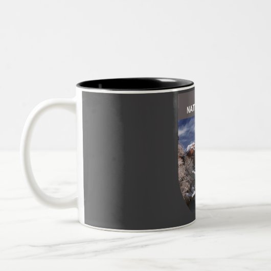 Nationalpark Zion - Die Jungfrau Zweifarbige Tasse (Links)