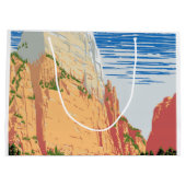Nationalpark Zion Große Geschenktüte (Rückseite)