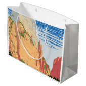 Nationalpark Zion Große Geschenktüte (Rückseite Schrägansicht)
