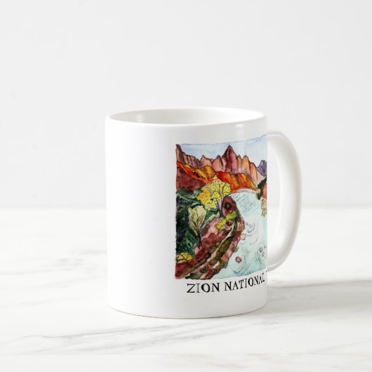 Nationalpark Zion Kaffeetasse (VorderseiteRechts)