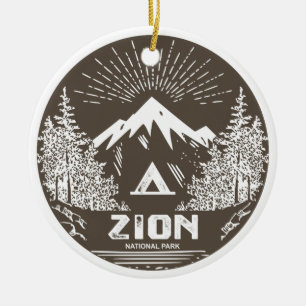 Nationalpark Zion Keramik Ornament