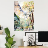 Nationalpark Zion Poster (Heimbüro)