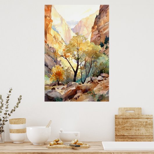 Nationalpark Zion Poster (Küche)