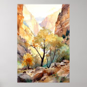 Nationalpark Zion Poster (Vorne)