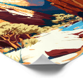 Nationalpark Zion Poster (Ecke)