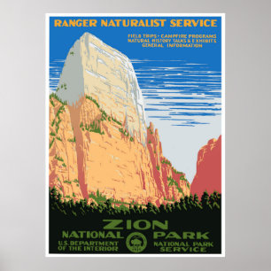 Nationalpark Zion Poster