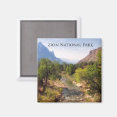 Nationalpark Zion, Utah Magnet (Vorderseite/Rückseite)