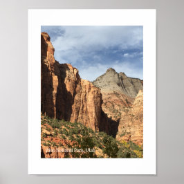Nationalpark Zion, Utah Poster