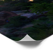 Nationalpark Zion - Utah Poster (Ecke)