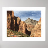 Nationalpark Zion, Utah Poster (Vorne)