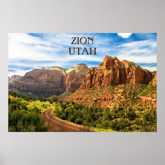 Nationalpark Zion - Utah Poster (Vorne)