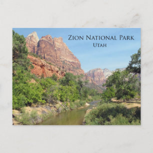 Nationalpark Zion, Utah Postkarte