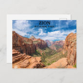 Nationalpark Zion - Utah Postkarte (Vorne/Hinten)