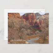 Nationalpark Zion, Utah Postkarte (Vorne/Hinten)
