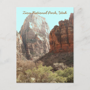 Nationalpark Zion, Utah Postkarte