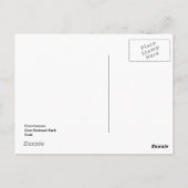 Nationalpark Zion, Utah Postkarte (Rückseite)