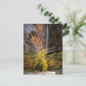 Nationalpark Zion, Utah. USA. Ephemal Postkarte (Stehend Vorderseite)