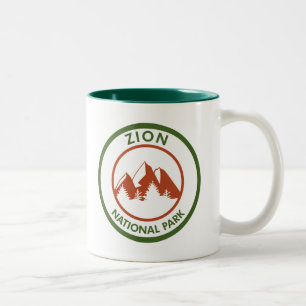 Nationalpark Zion Zweifarbige Tasse