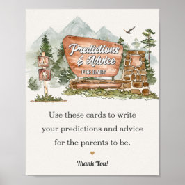 Nationalparkberatung für Babydusche Poster