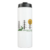 Nationalparkgebiet Krater Thermosbecher (Vorderseite)