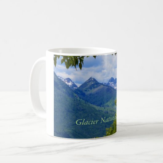 Nationalparkkaffee-Tasse des Gletschers Kaffeetasse (Vorderseite Links)
