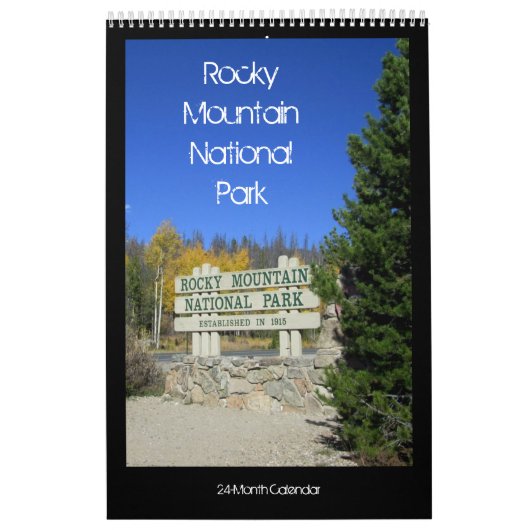 Nationalparkkalender für Rocky Mountains Kalender (Titelbild)