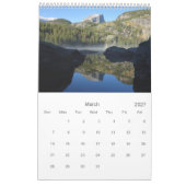 Nationalparkkalender für Rocky Mountains Kalender (Mär 2027)