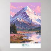Nationalparklandschaft Denali Poster (Vorne)