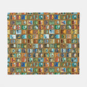 Nationalparkmuster Fleecedecke (Vorderseite (Horizontal))