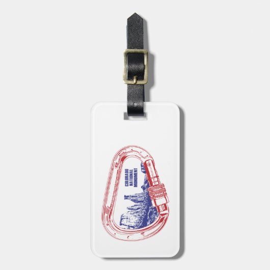 Nationalparkprojekt des Colorado Gepäckanhänger (Vorderseite vertikal)