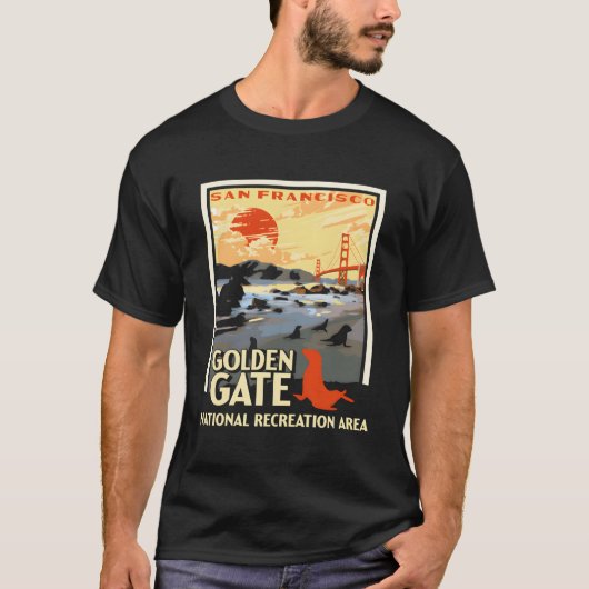 Nationalparkprojekt des Goldenen Tors Nationalpark T-Shirt (Vorderseite)