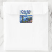 Nationalparkprojekt des Locarnese Quadratischer Aufkleber (Tasche)