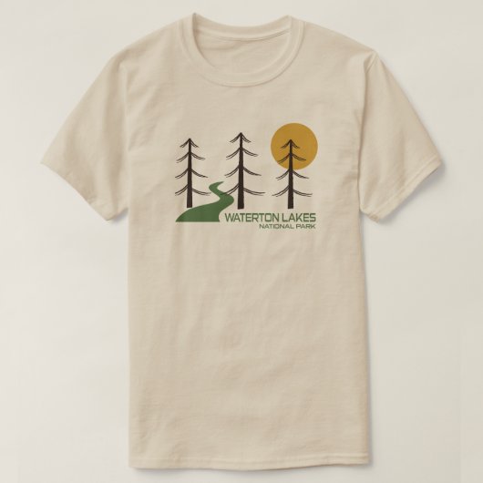 Nationalparkprojekt des Waterton Sees T-Shirt (Design vorne)