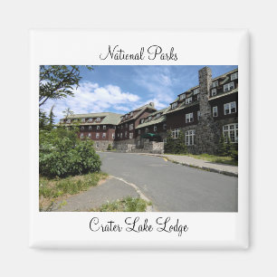 Nationalparks - Crater See-Häuschen-Magnet Magnet