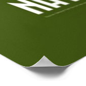 Nationalparks der Staaten Poster (Ecke)