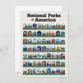 Nationalparks der USA (Vorne/Hinten)