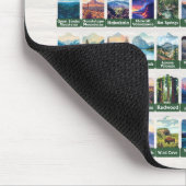 Nationalparks der USA USA Mousepad (Ecke)