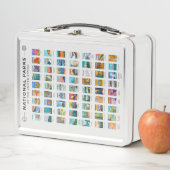 Nationalparks der Vereinigten Staaten Liste Vintag Metall Brotdose (Beispiel)