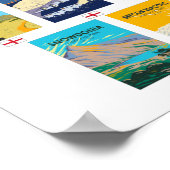 Nationalparks des Vereinigten Königreichs Poster (Ecke)