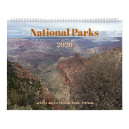 Nationalparks-Fotokalender 12 Monate 2026 Kalender
