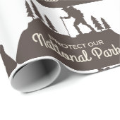 Nationalparks Geschenkpapier (Rolleneckpunkt)