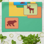 Nationalparks Geschirrtuch (Gefaltet)