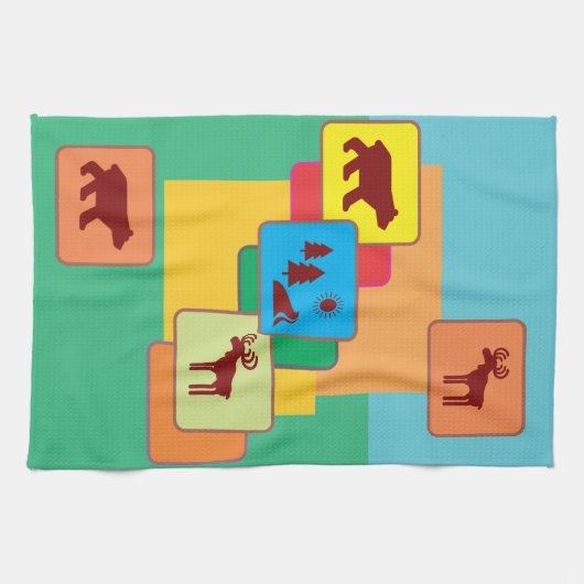 Nationalparks Geschirrtuch (Horizontal)