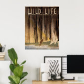 Nationalparks im Wild-Life-Bereich bewahren Leben Poster (Heimbüro)