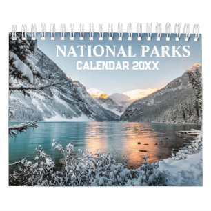 Nationalparks-Kalender 2027 Personalisierter Kalen Kalender