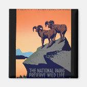 Nationalparks Magnet (Vorne)