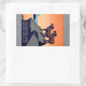 Nationalparks Rechteckiger Aufkleber (Tasche)